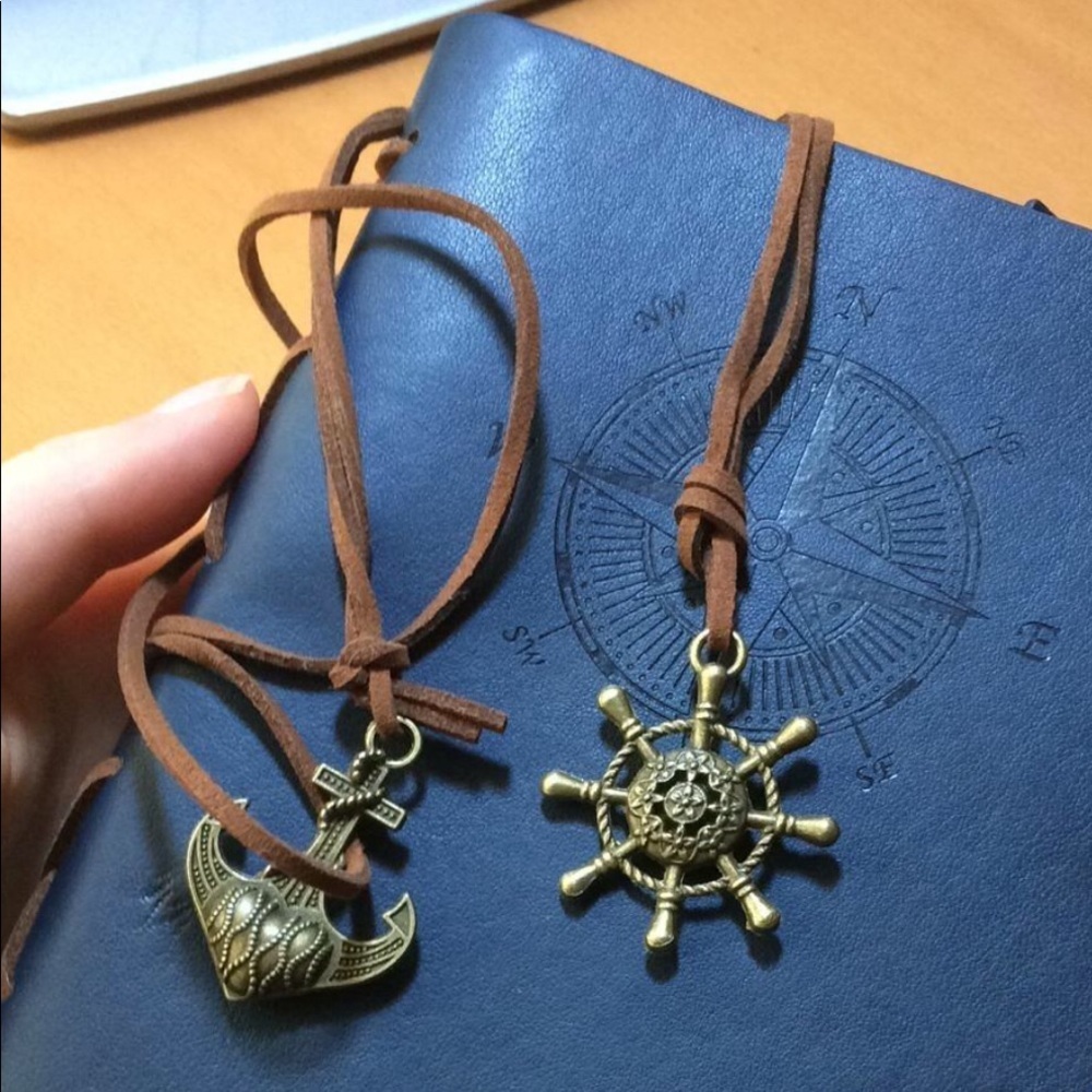 🗝 Leather Password Book Journal Travel Diary 📔 - Picture 4 of 16